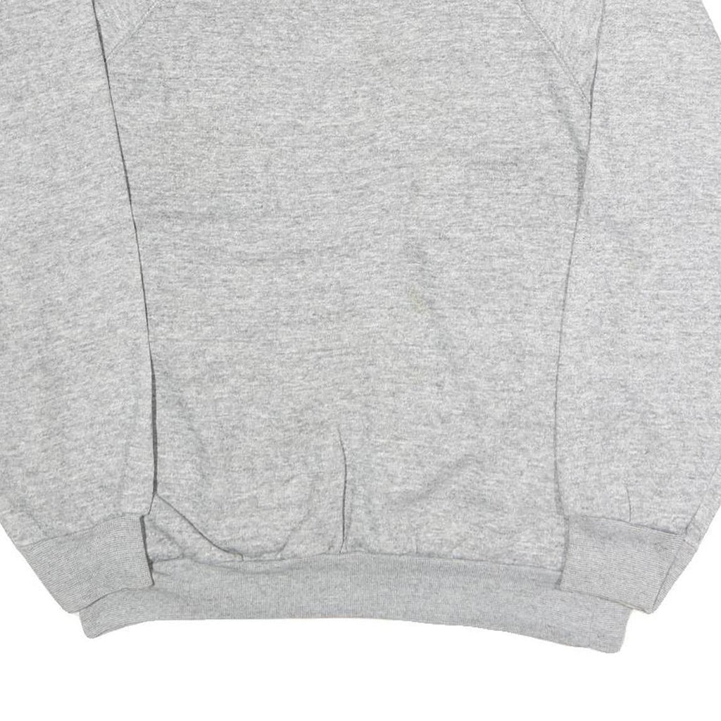 TULTEX Womens Grey Sweatshirt Crew Neck 3XL Cotton Blend Casual Pullover