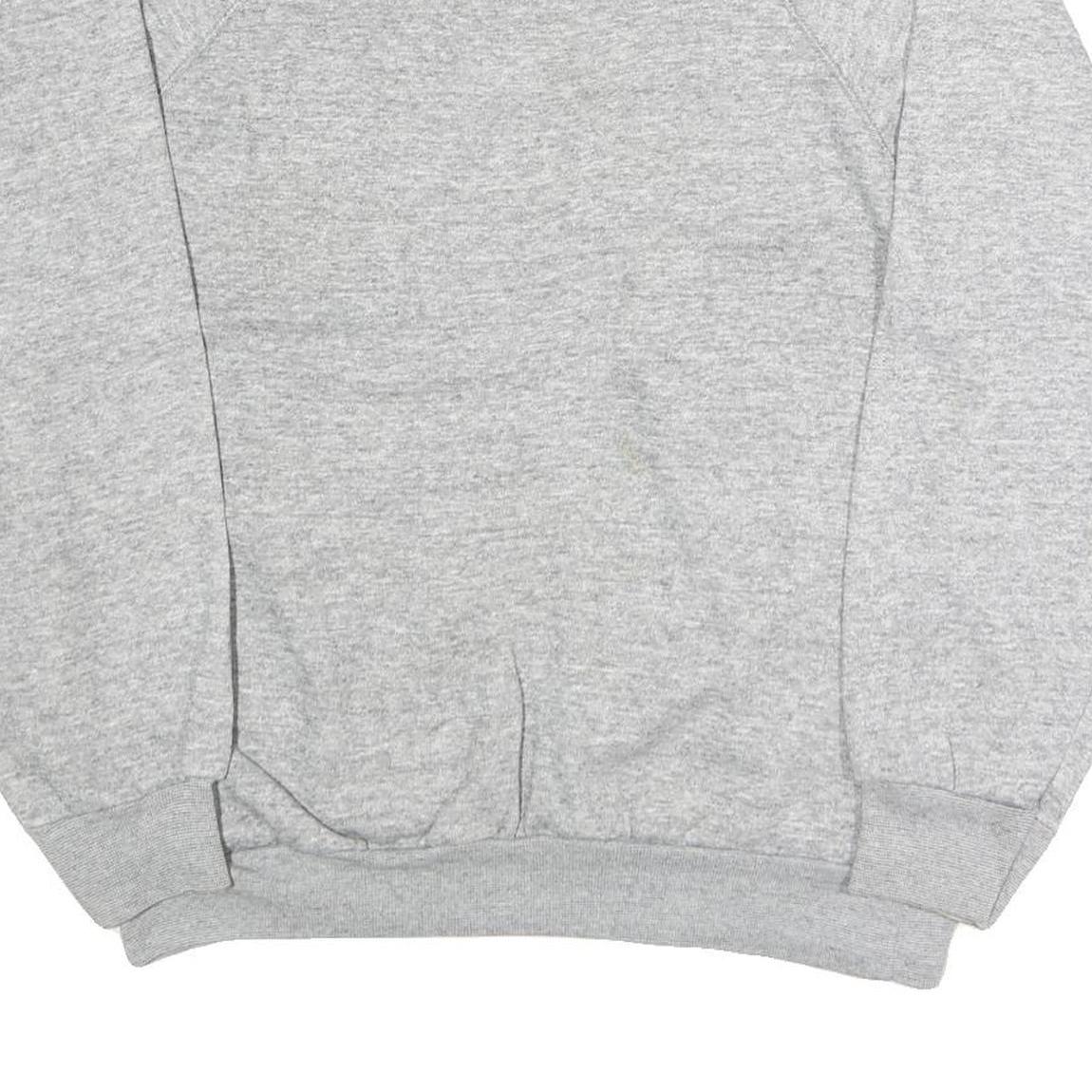 TULTEX Womens Grey Sweatshirt Crew Neck 3XL Cotton Blend Casual Pullover