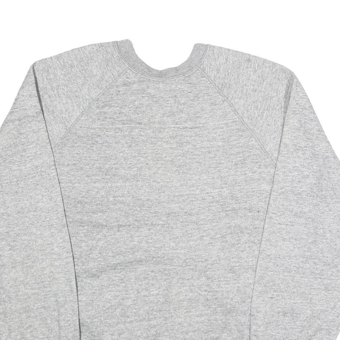 TULTEX Womens Grey Sweatshirt Crew Neck 3XL Cotton Blend Casual Pullover