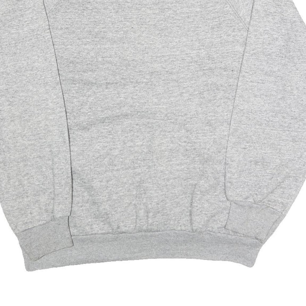 TULTEX Womens Grey Sweatshirt Crew Neck 3XL Cotton Blend Casual Pullover