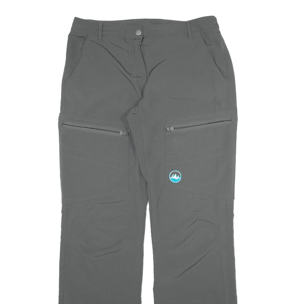 POLARINO Outdoor Womens Trousers Grey Regular Straight W32 L34