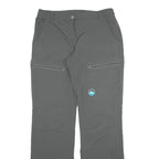 POLARINO Outdoor Womens Trousers Grey Regular Straight W32 L34