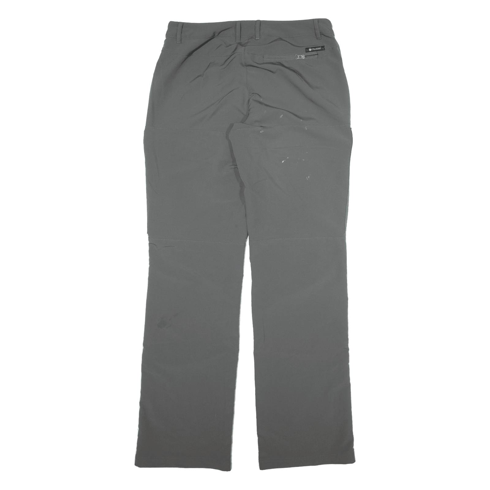 POLARINO Outdoor Womens Trousers Grey Regular Straight W32 L34