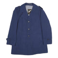 NORD WEST Mens Blue Classic Jacket M Polyester Blend Button Closure Formal