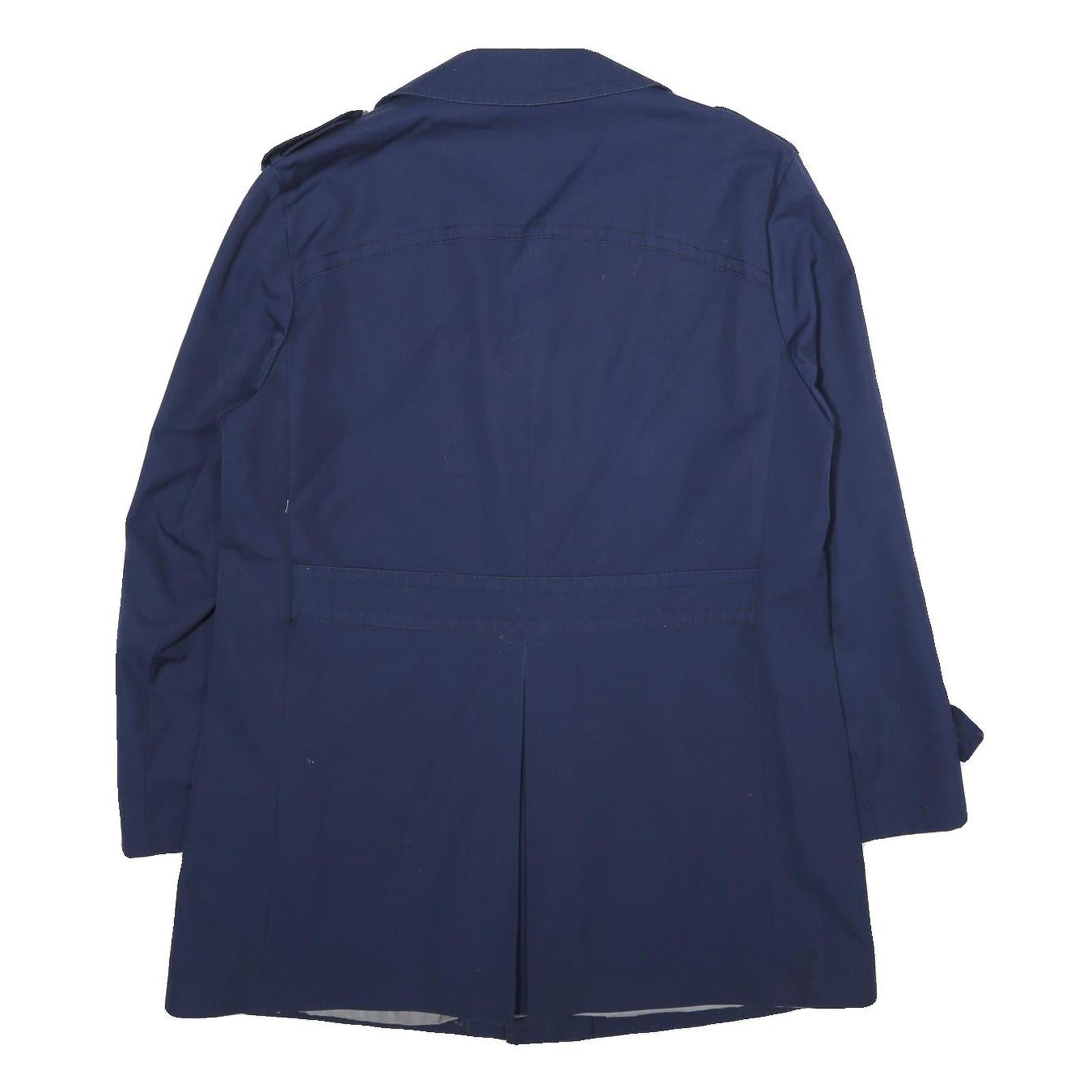NORD WEST Mens Blue Classic Jacket M Polyester Blend Button Closure Formal