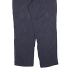CARHARTT Mens Cotton Blend Navy Relaxed Straight Trousers W36 L32 Workwear