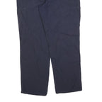 CARHARTT Mens Cotton Blend Navy Relaxed Straight Trousers W36 L32 Workwear