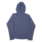 JACK WOLFSKIN Womens Blue Outdoor Jacket UK 10 Polyester Zip Hooded Plain