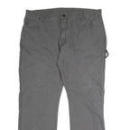 DICKIES Mens Grey Regular Fit Straight Cotton Blend Jeans W40 L27 Workwear