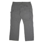 DICKIES Mens Grey Regular Fit Straight Cotton Blend Jeans W40 L27 Workwear