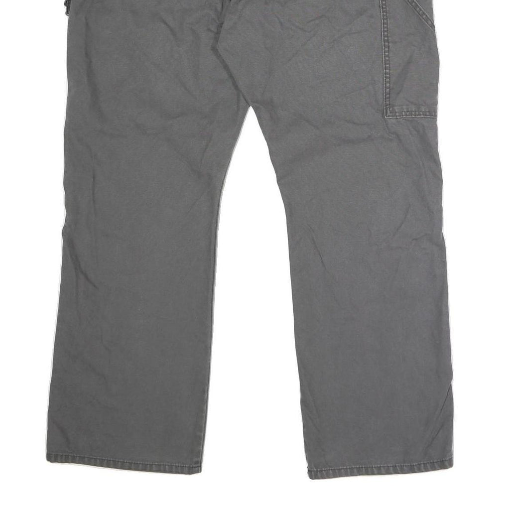 DICKIES Mens Grey Regular Fit Straight Cotton Blend Jeans W40 L27 Workwear