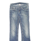 TRUE RELIGION Womens Slim Blue Denim Medium Jeans W29 L31 Classic Cotton Blend