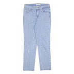 LEVI'S 724 Womens Jeans Blue Regular Straight Denim Light W27 L26 Zip Cotton