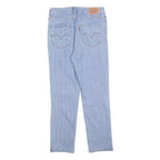 LEVI'S 724 Womens Jeans Blue Regular Straight Denim Light W27 L26 Zip Cotton