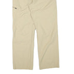 ODLO Mens Beige Polyester Blend Regular Leg Trousers W33 L30 Outdoor Active Wear