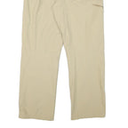 ODLO Mens Beige Polyester Blend Regular Leg Trousers W33 L30 Outdoor Active Wear