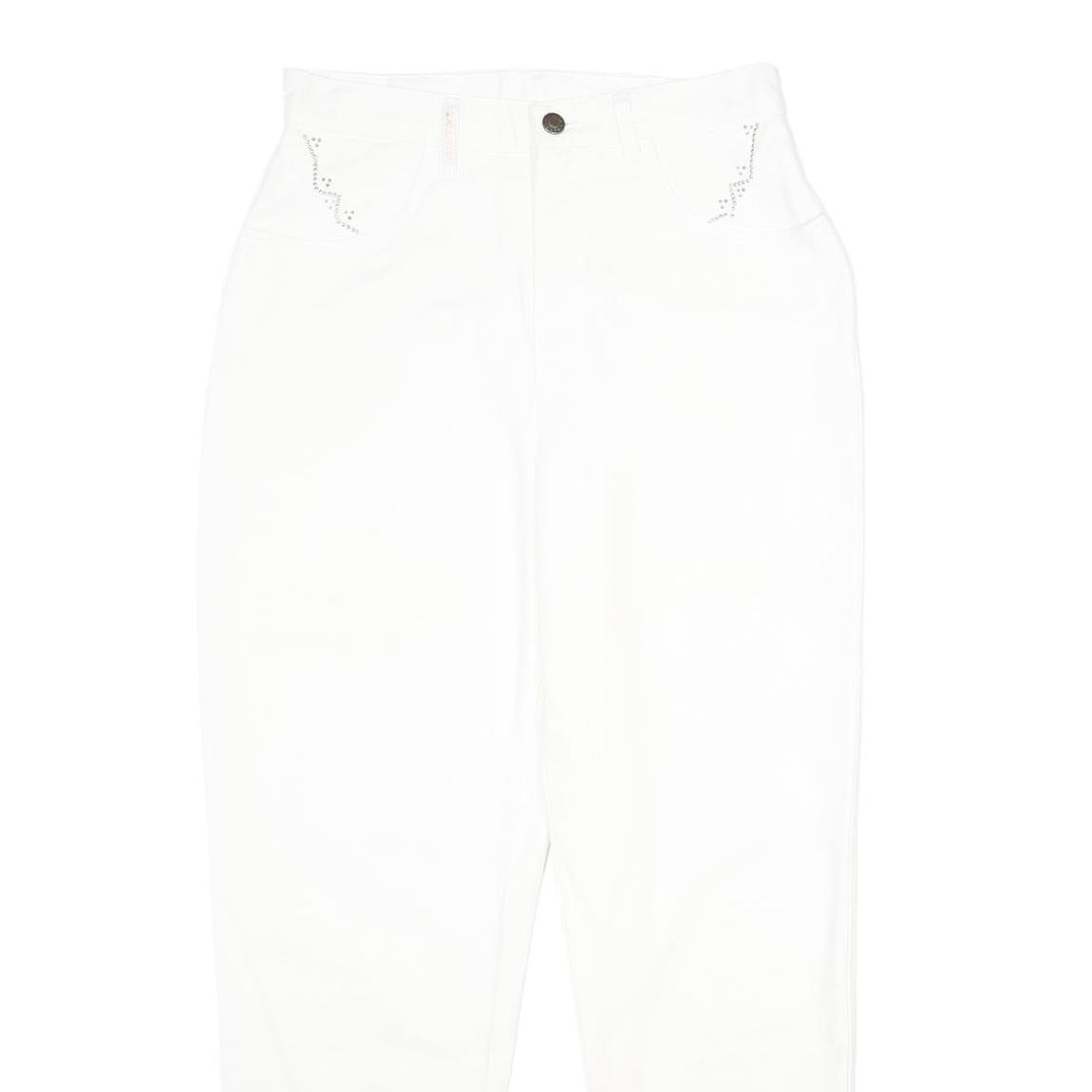 BERRI SPORTS Womens Jeans White Classic Straight Denim W30 L30 Stylish Comfort