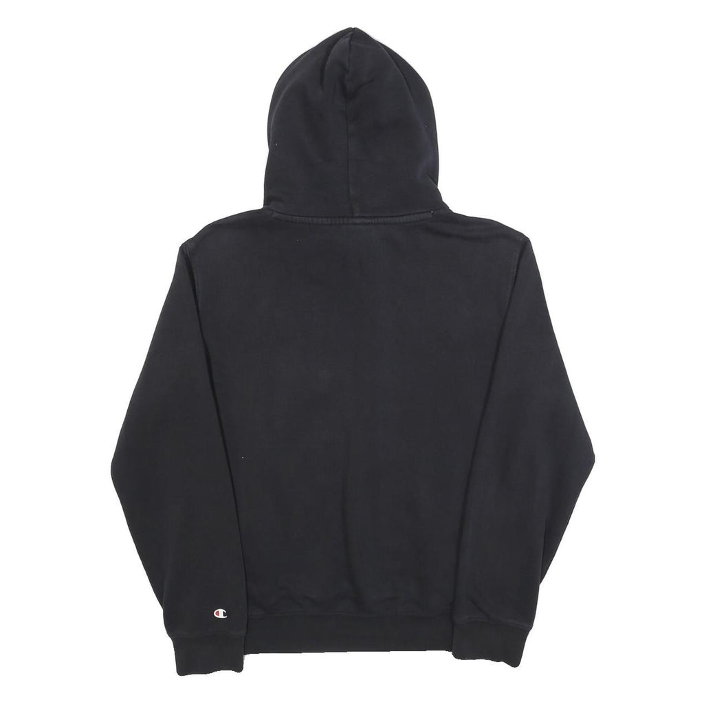 CHAMPION Mens Black Hoodie S Classic Pullover Cotton Blend Sport Casual