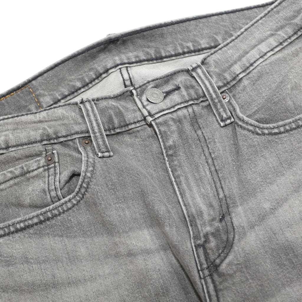 LEVI'S 502 Mens Jeans Grey Slim Straight Denim Light W31 L27 Classic Zip