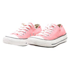 CONVERSE Low Top Trainers Pink Canvas Womens UK 5
