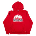 RUSSELL ATHLETIC Eagles Volleyball Womens Red Hoodie USA L