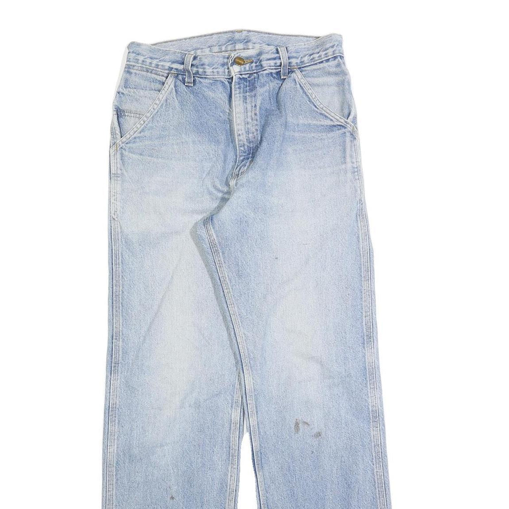 CARHARTT Mens Jeans Blue Regular Straight Denim Light W30 L32 Casual Workwear
