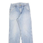 CARHARTT Mens Jeans Blue Regular Straight Denim Light W30 L32 Casual Workwear