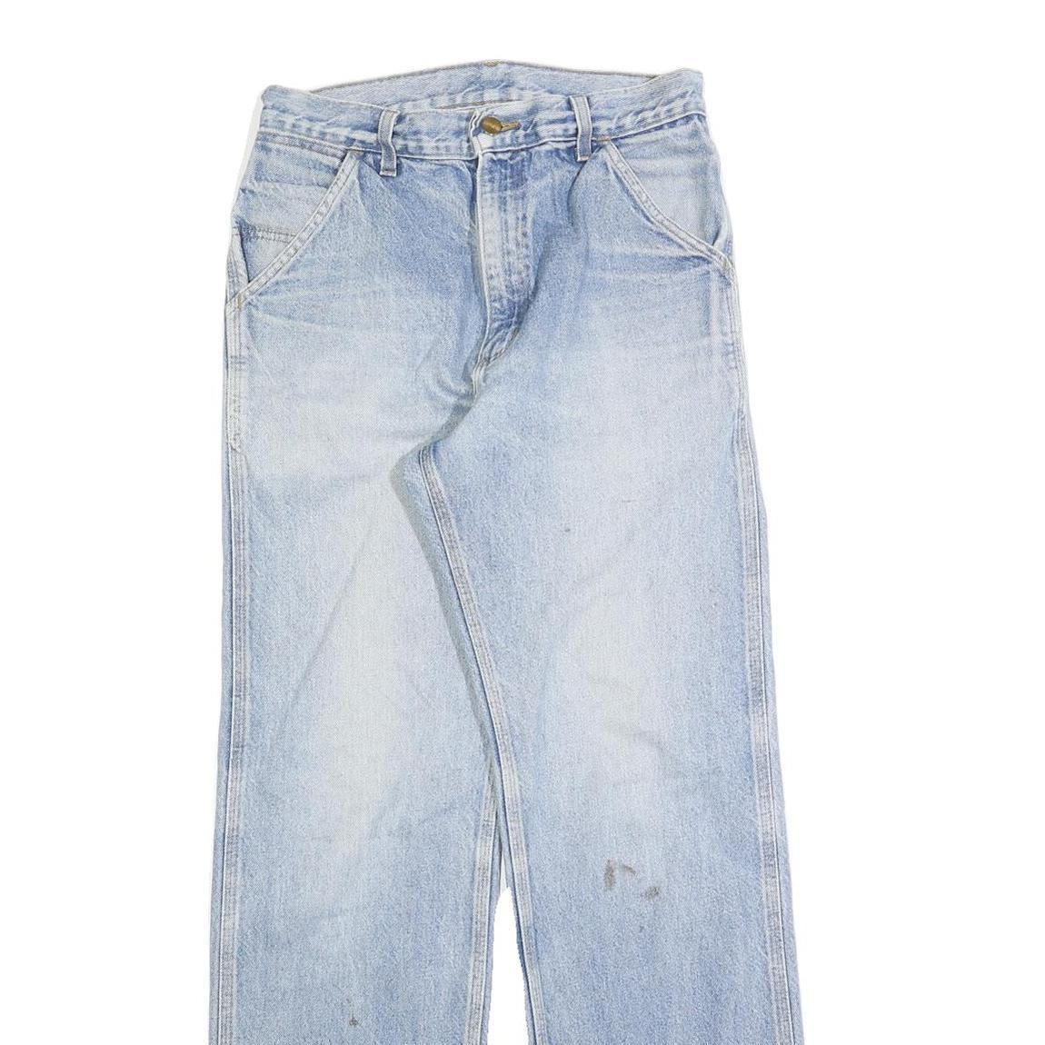 CARHARTT Mens Jeans Blue Regular Straight Denim Light W30 L32 Casual Workwear