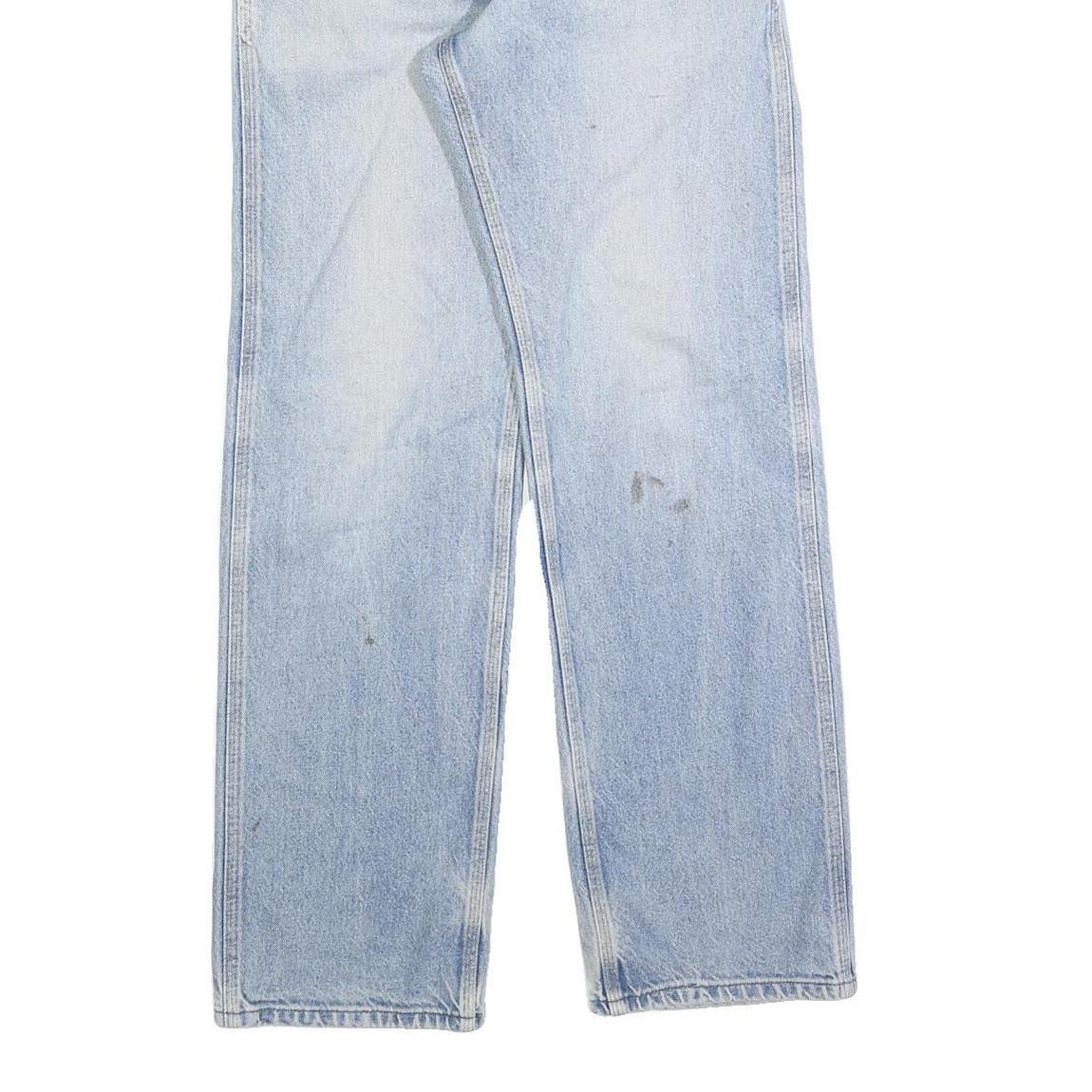 CARHARTT Mens Jeans Blue Regular Straight Denim Light W30 L32 Casual Workwear