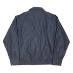 CHAPS Mens Navy Blue Classic Jacket XL Polyester Blend Zip Plain