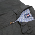 CHAPS Mens Navy Blue Classic Jacket XL Polyester Blend Zip Plain