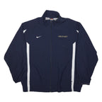 NIKE Mens Navy Blue & White Geldart Logo Zip Polyester Jacket XL Sportswear