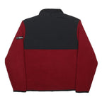TOMMY HILFIGER Mens Red & Black Performance Track Jacket L Polyester Zip