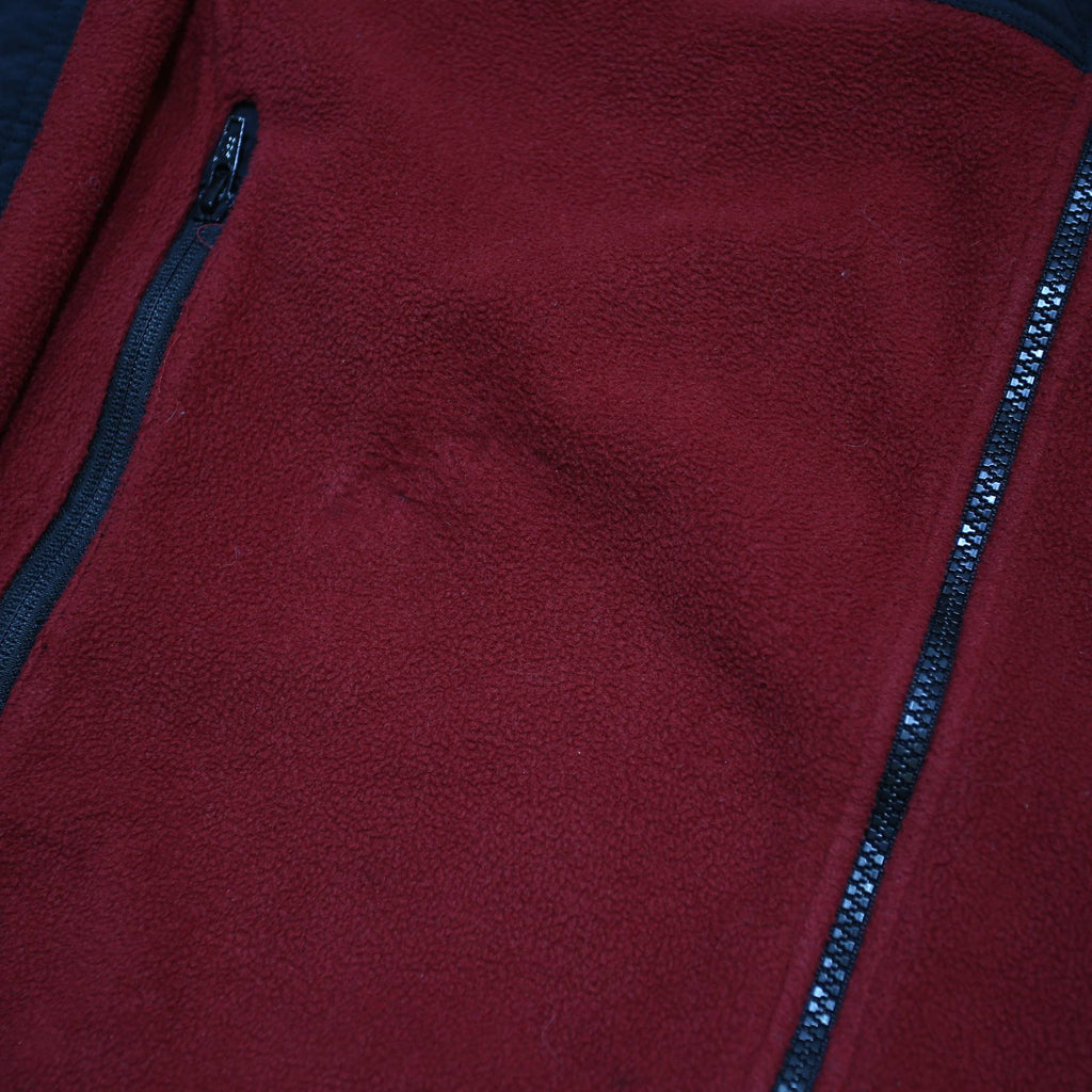 TOMMY HILFIGER Mens Red & Black Performance Track Jacket L Polyester Zip