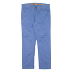 HUGO BOSS Chino Mens Trousers Blue Slim Tapered W31 L27