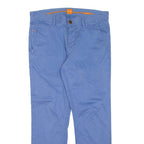 HUGO BOSS Chino Mens Trousers Blue Slim Tapered W31 L27