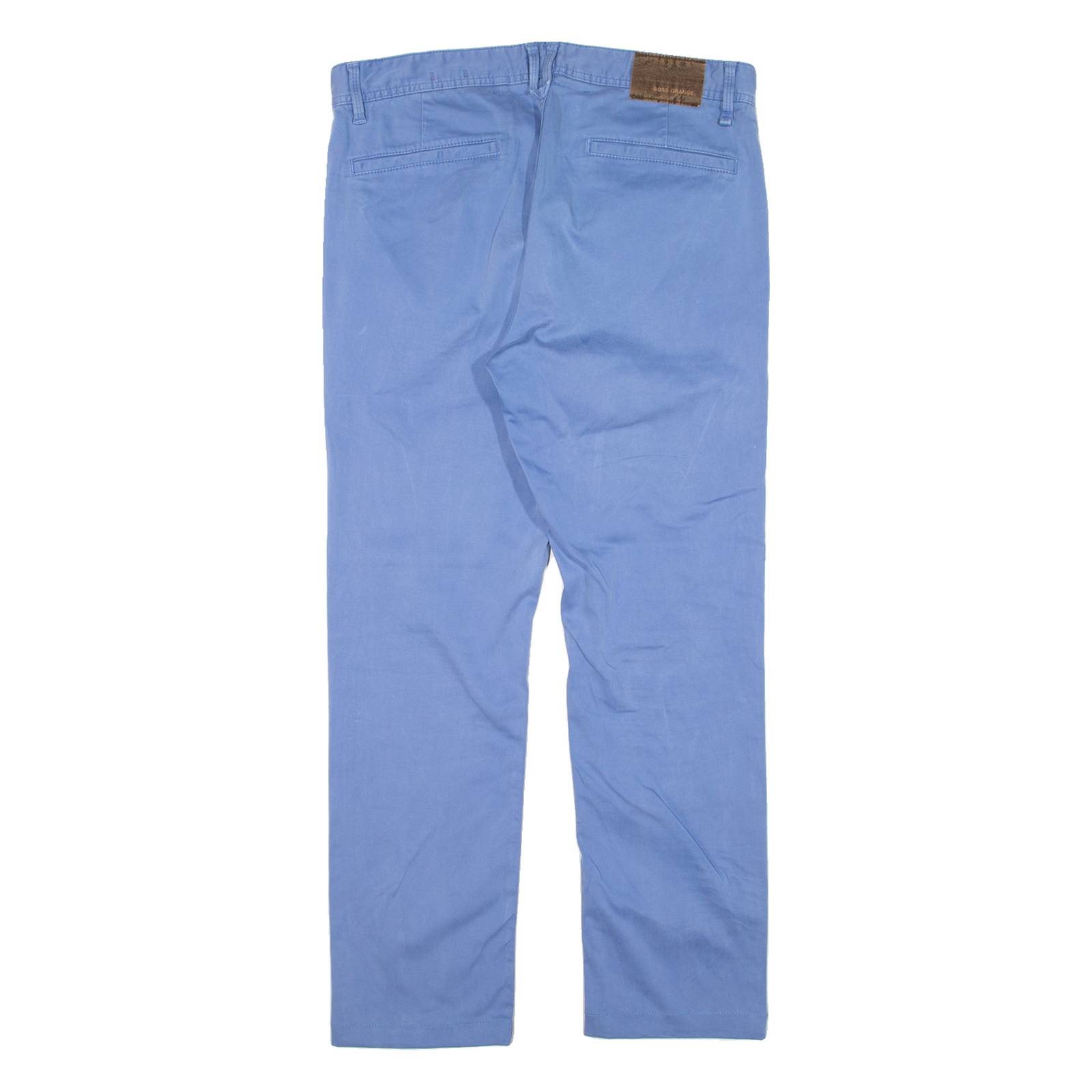 HUGO BOSS Chino Mens Trousers Blue Slim Tapered W31 L27
