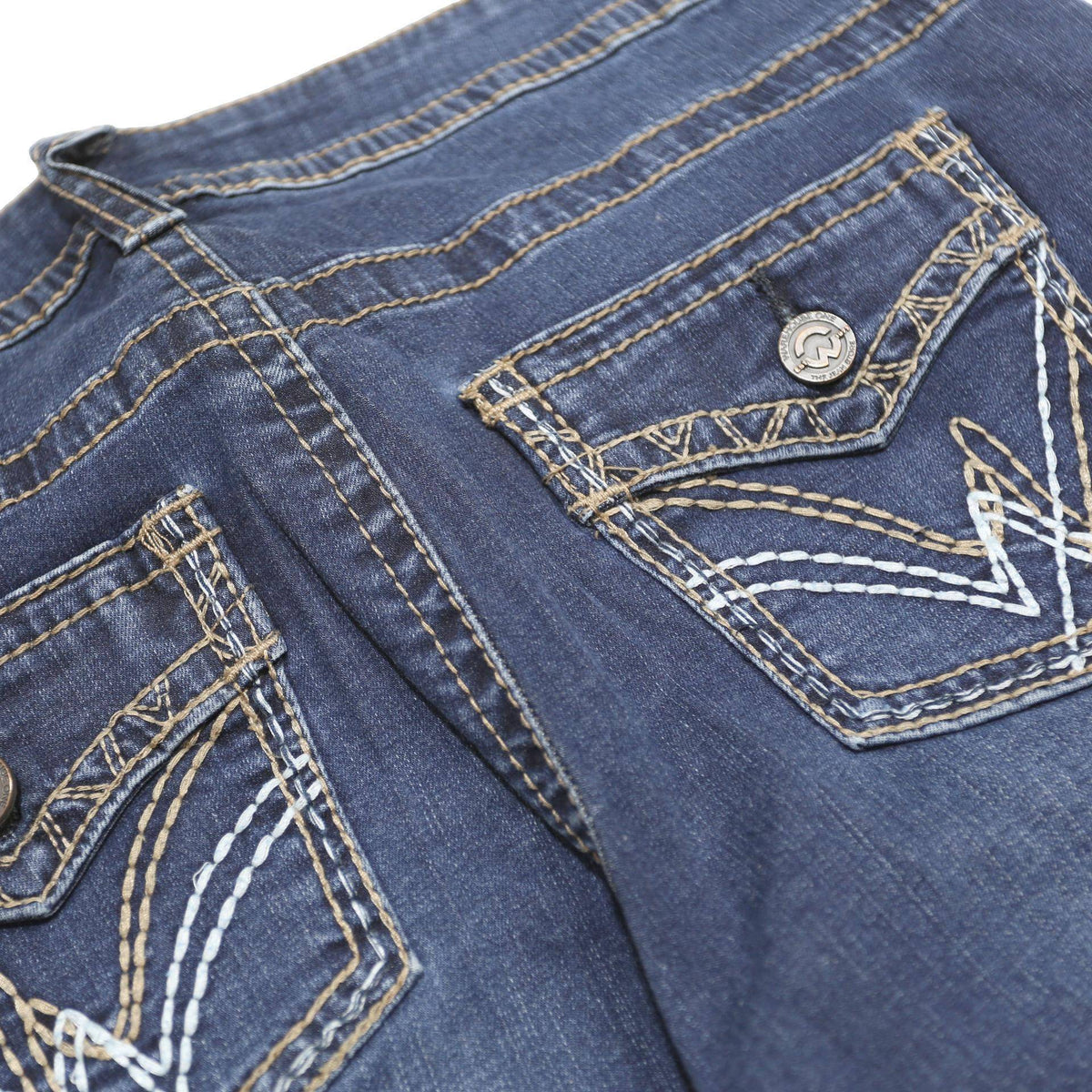 WAREHOUSE ONE Womens Jeans Blue Regular Straight Denim Medium W30 L21 Classic