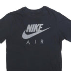 NIKE Mens Black Air Graphic T-Shirt L Short Sleeve Crew Neck Cotton Blend