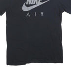 NIKE Mens Black Air Graphic T-Shirt L Short Sleeve Crew Neck Cotton Blend