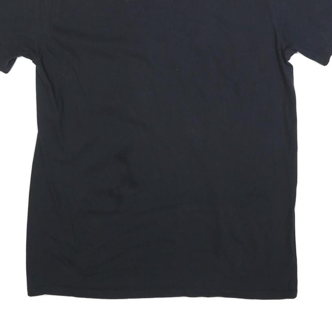 NIKE Mens Black Air Graphic T-Shirt L Short Sleeve Crew Neck Cotton Blend