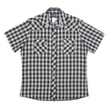 WRANGLER Mens Black & White Check Shirt XL Western Style Casual Cotton Blend