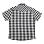 WRANGLER Mens Black & White Check Shirt XL Western Style Casual Cotton Blend
