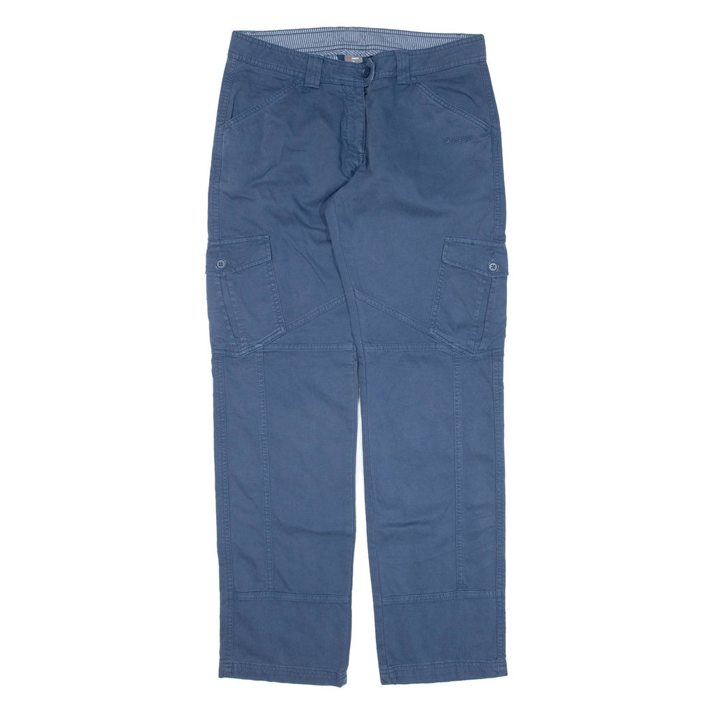 SHERPA Cargo Womens Trousers Blue Regular Straight W31 L31