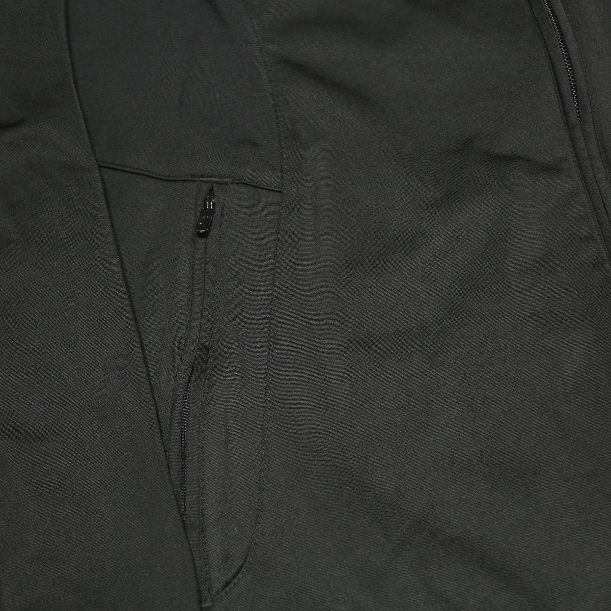 ADIDAS Mens Black & White Track Jacket M Polyester Zip Three Stripes Logo