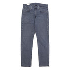 LEVI'S 502 Mens Jeans Blue Slim Straight Denim Medium W32 L29 Zip Cotton Blend