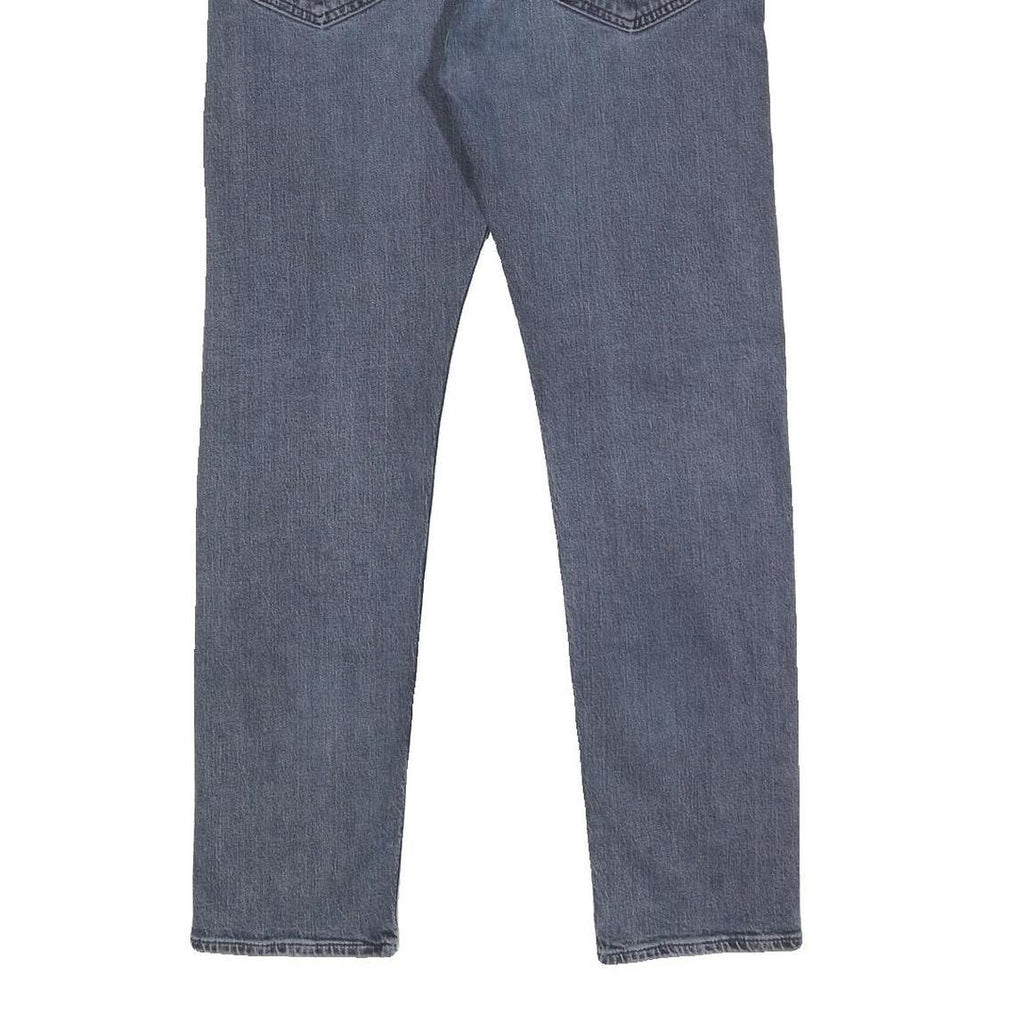 LEVI'S 502 Mens Jeans Blue Slim Straight Denim Medium W32 L29 Zip Cotton Blend