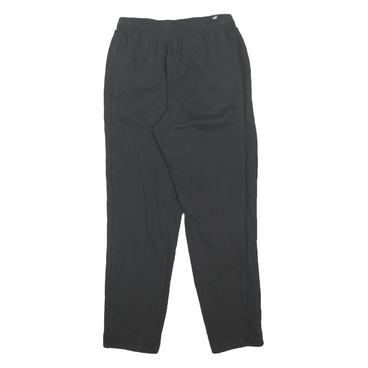 PUMA Womens Joggers Black S W24 L27 Cotton Blend Relaxed Straight Fit Casual Gym