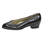 BALLY Womens Classic Leather Court Pumps Black UK 5.5 Elegant Formal Shoes
