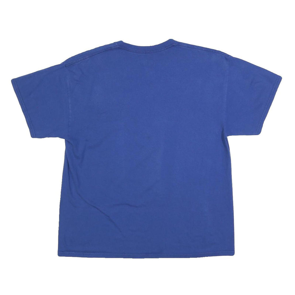 NFL Mens Blue Indianapolis Colts Graphic T-Shirt L Crew Neck Short Sleeve